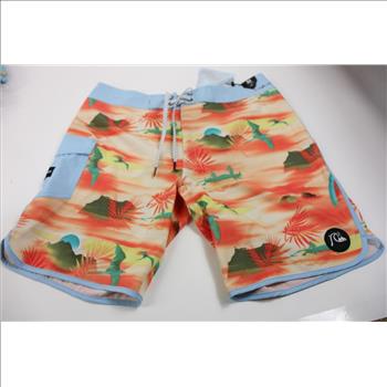 Quicksilver Swim Trunks, Size 32