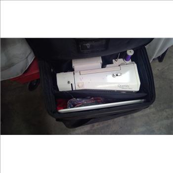 Quilters Sewing Machine And Material