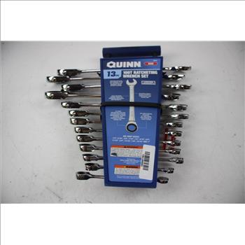 Quinn 13 Pcs. Ratcheting Wrench Set, 58934