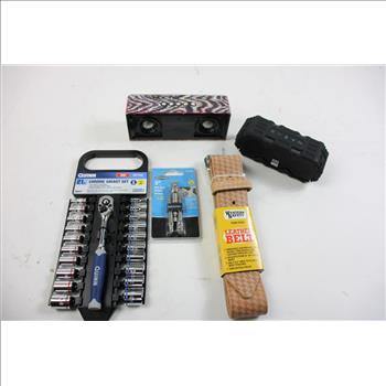 Quinn Chrome Socket Set, Storehouse Heat Shrink Tubing Assortment, Altec Lansing Speaker And More, 3+ Pieces