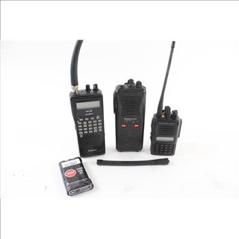 Radio Shack Scanner, Vertex Standard Radio, And More, 3 Pieces
