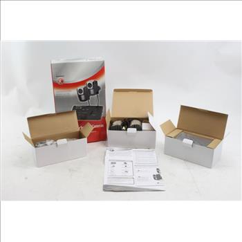 RadioShack Color Security Cameras With Switchbox