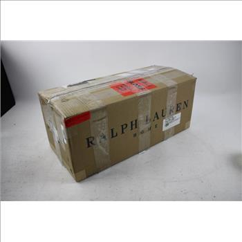 Ralph Lauren Collection Ranier Double Bath Light In Natural Brass With Clear Glass