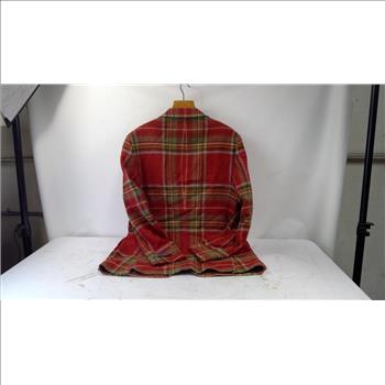 Ralph Lauren Men's Plaid Tweed Jacket, 42L