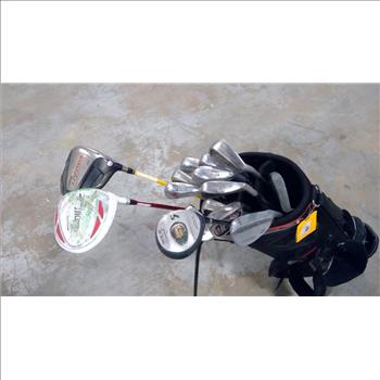Ram Bag With Clubs, 16 Pieces