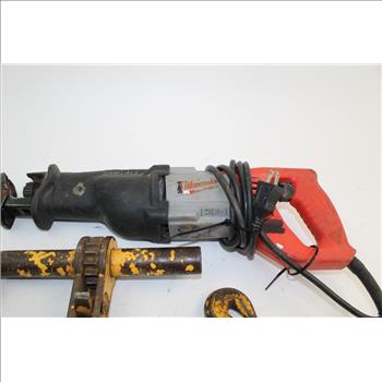 Ratchet Tie Binder & Milwaukee Reciprocating Saw; 2 Pieces