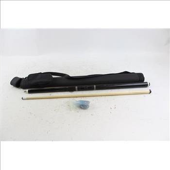 Rawhyde 149 Two Sectional Pool Cue, Pool Cue Carrying And Chalk