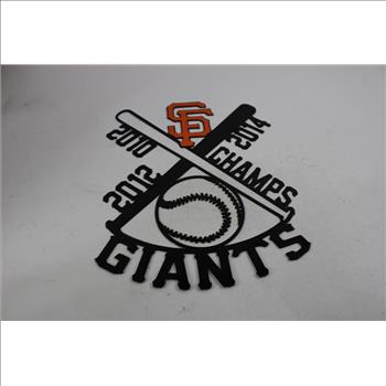 Rawlings, Sasaki Sports Baseball Gloves, Super Bowl Hat, SF Giants Wall Decor, 5 Pieces