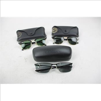 Ray Ban Sunglasses, Oakley, 3 Pieces