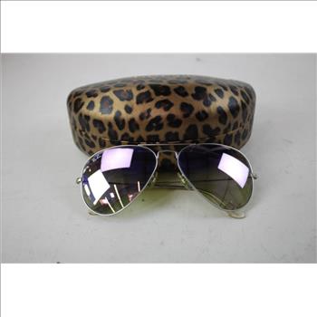 Ray-Ban Aviator Flash Sunglasses, Purple