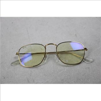 Ray-Ban Frank Optics Gold Frame Eyeglasses