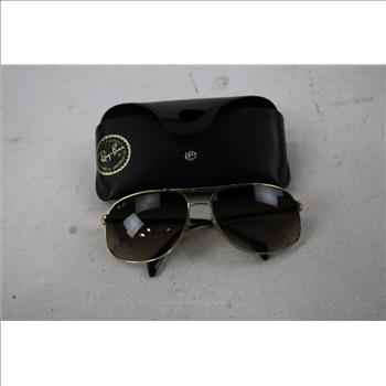 Ray-Ban Gold Framed Glasses