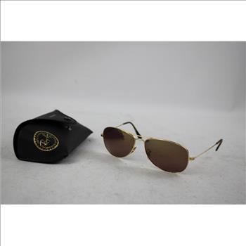 Ray-Ban P Chromance Polarized Gold Sunglasses