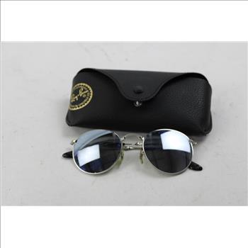 Ray-Ban Round Metal Folding Sunglasses