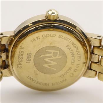 Raymond Weil Geneve 18kt Gold-plated Watch