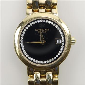 Raymond Weil Geneve 18kt Gold-plated Watch