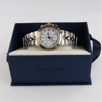 Raymond Weil Parsifal Automatic 18kt Gold Watch-Evaluated By Our Certified Gemologist-AGS/GIA