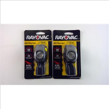 Rayovac Head Lamp, 2 Pieces
