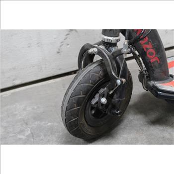 Razor E100 Motorized 24 Volt Electric Rechargeable Kids Ride On Scooter Black