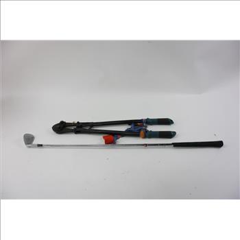 Razor Scooter, Baseball Bats And A Righ Handed Iron Club, 4+ Pieces