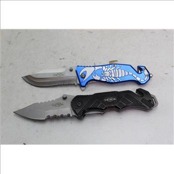 Razor Tactical Foliding Knives: 2 Items