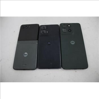 Razr, Motorola Cell Phone Lot, 3 Pieces, Sold For Parts