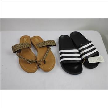 RBX Leggings, FILA Sneakers, Adidas, GBG Sandals, Crocs In Mini Luggage, 5 Pieces