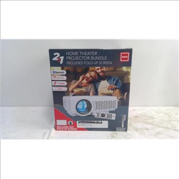 RCA 2 In 1 Projector And Fold Up Screen