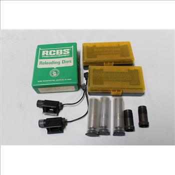 Rcbs Reloading Dies, Ammo Boxes, & More; 5+ Pieces