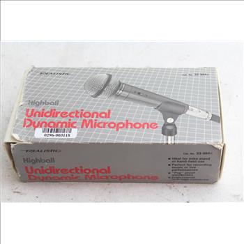Realistic Highball Unidirectional Dynamic Microphone