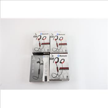 Rebel And Revolve Bluetooth Headphones, 4 Pieces