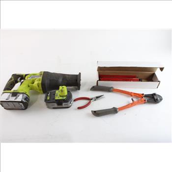 Reciprocating Saw, Bolt Cutters, And More 3 + Pieces