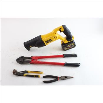 Reciprocating Saw, Bolt Cutters, And More, 3+ Pieces