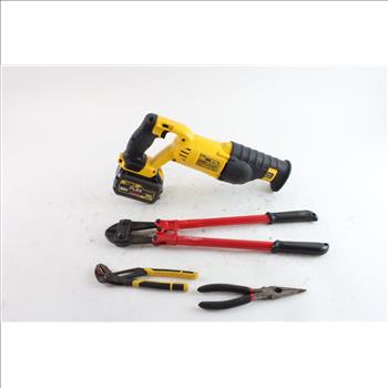 Reciprocating Saw, Bolt Cutters, And More, 3+ Pieces