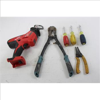 Reciprocating Saw, Screwdrivers, Bolt Cutters And More 10+ Pieces