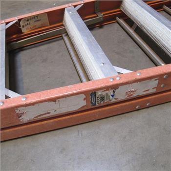 Red 10' Werner Fiberglass Ladder