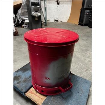 Red Canister With Misc Wire