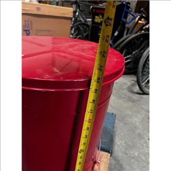 Red Canister With Misc Wire