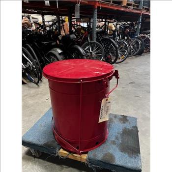 Red Canister With Misc Wire