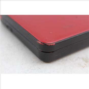 Red Nintendo DSi XL Gaming System And TMNT Game