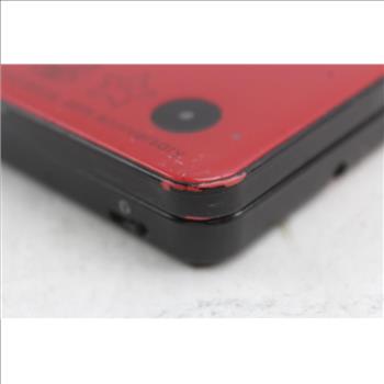 Red Nintendo DSi XL Gaming System And TMNT Game