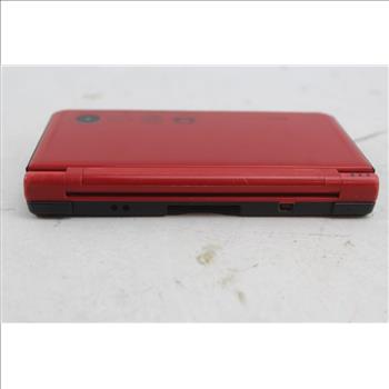 Red Nintendo DSi XL Gaming System And TMNT Game