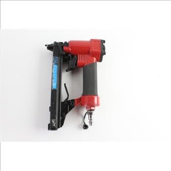 Red Pneumatic Staple Gun With Air Compressor, 2 Pieces