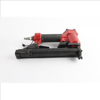 Red Pneumatic Staple Gun With Air Compressor, 2 Pieces