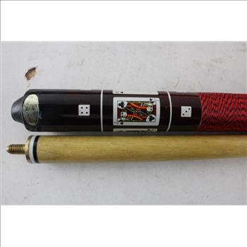 Red Pool Cue