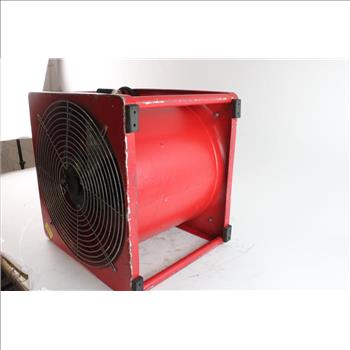 Red SuperVac Ventilation Fan