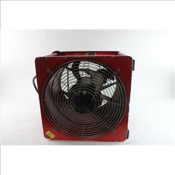 Red SuperVac Ventilation Fan