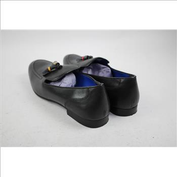 Red Tape Black Loafers, Size 10