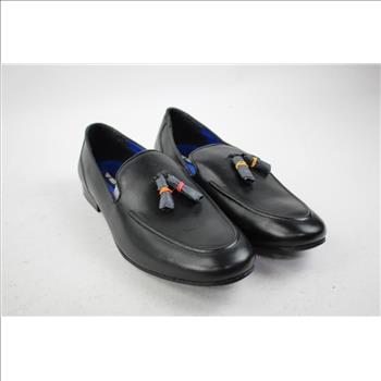 Red Tape Black Loafers, Size 10