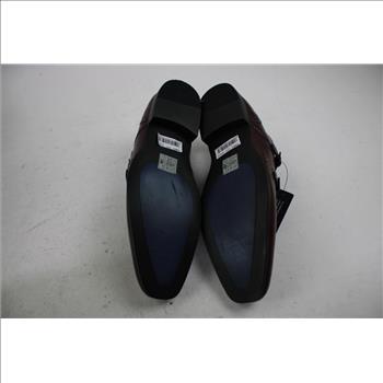 Red Tape Maroon Double Monk Strap Shoes, Size 10